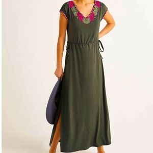 Boden Marcia Embroidered Maxi Dress